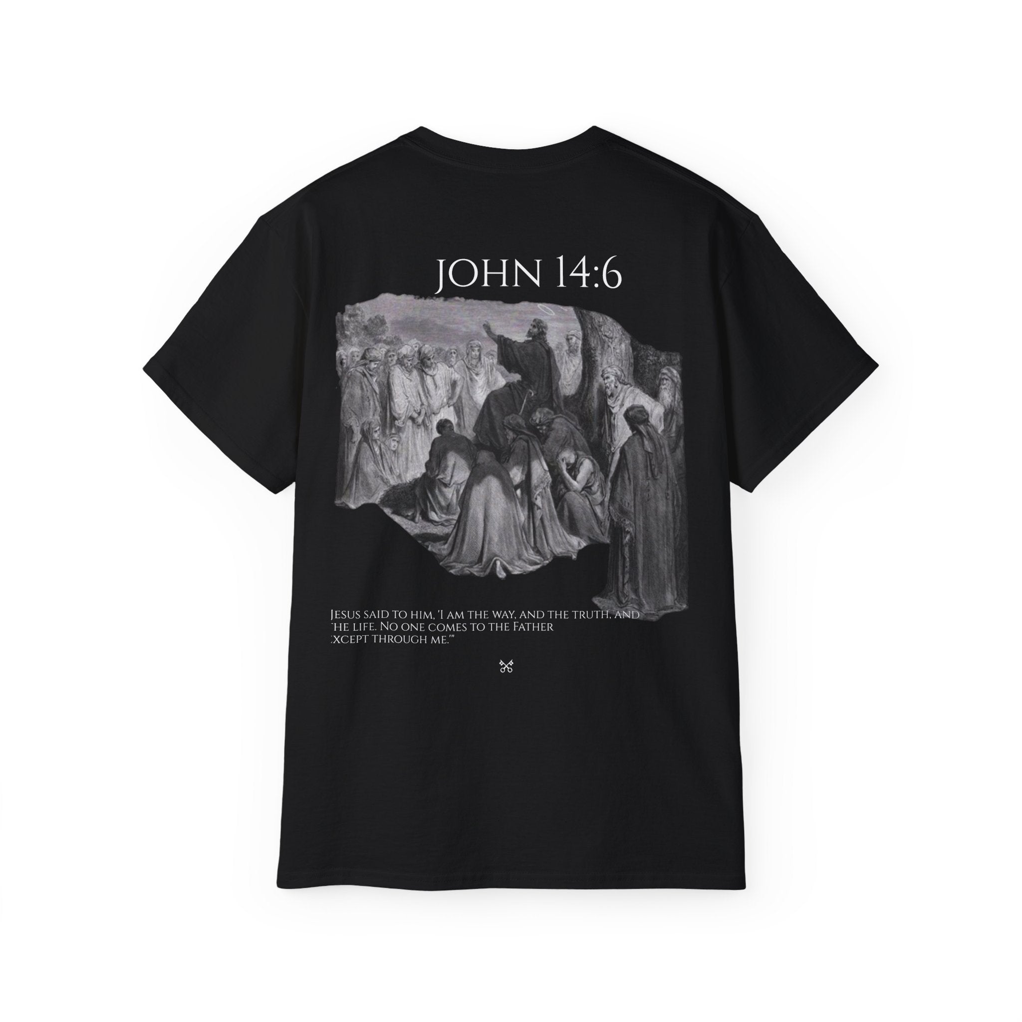 John 14:6™ Ultra Cotton Tee — “I am the way and the truth and the life.”