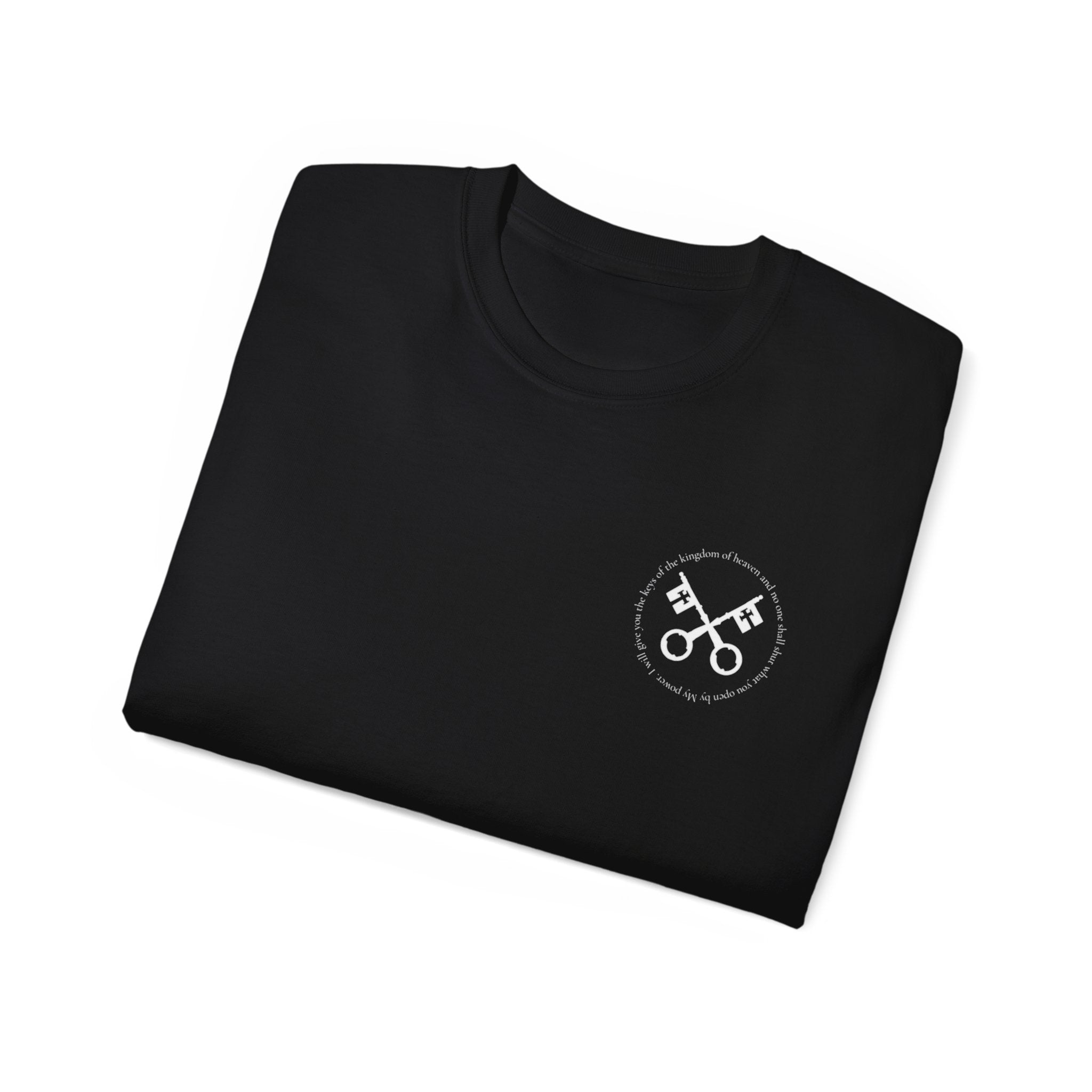 Christus Vincit™ Unisex Ultra Cotton Tee — Christ conquers.